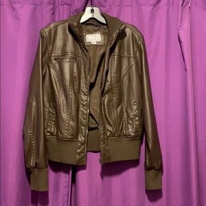 Brown Zipper Jacket
